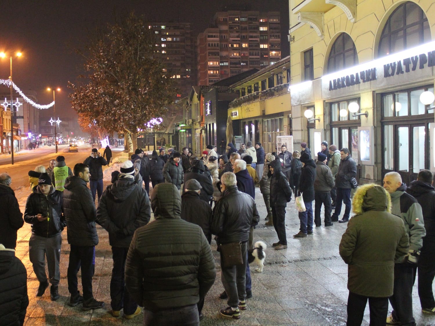 Protest Leskovac januar 2019 foto Bojana Antic