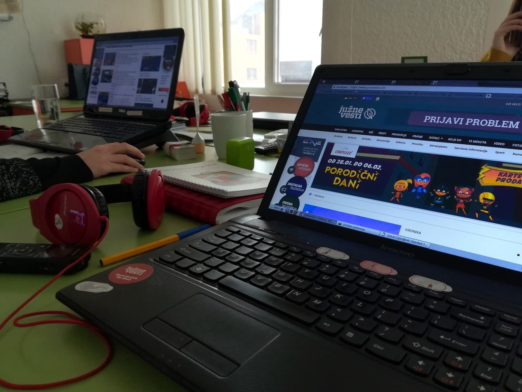 "Reporteri bez granica" pozivaju nadležne da reaguju na opasnu kampanju protiv "Južnih vesti" 1 Juzne vesti foto JV