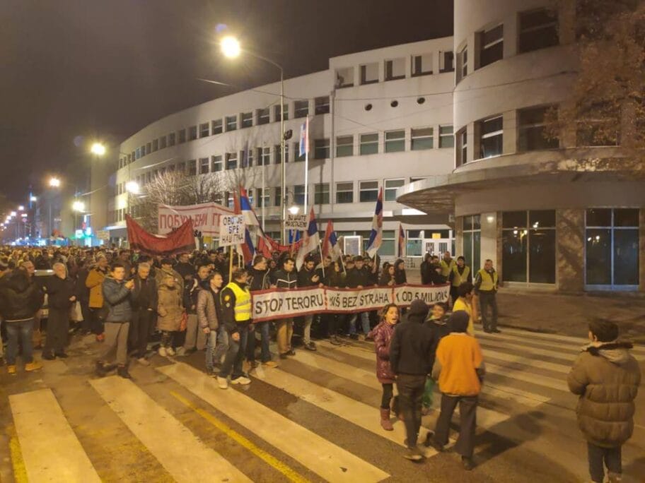 protest opstina foto m z