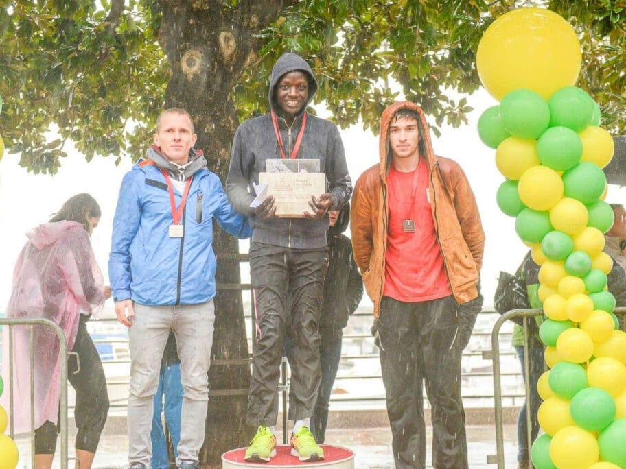 Drugim mestom u Herceg Novom vranjski atletičar počeo novu sezonu 9 kristijan stosic na postolju foto ak vranjski maratonci