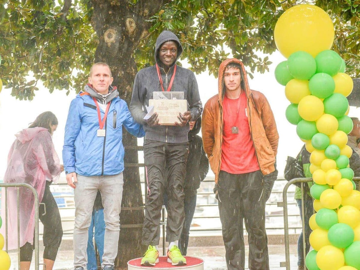 Drugim mestom u Herceg Novom vranjski atletičar počeo novu sezonu 1 kristijan stosic na postolju foto ak vranjski maratonci