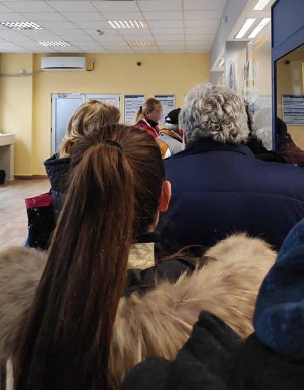 Šalter Pošta gužva