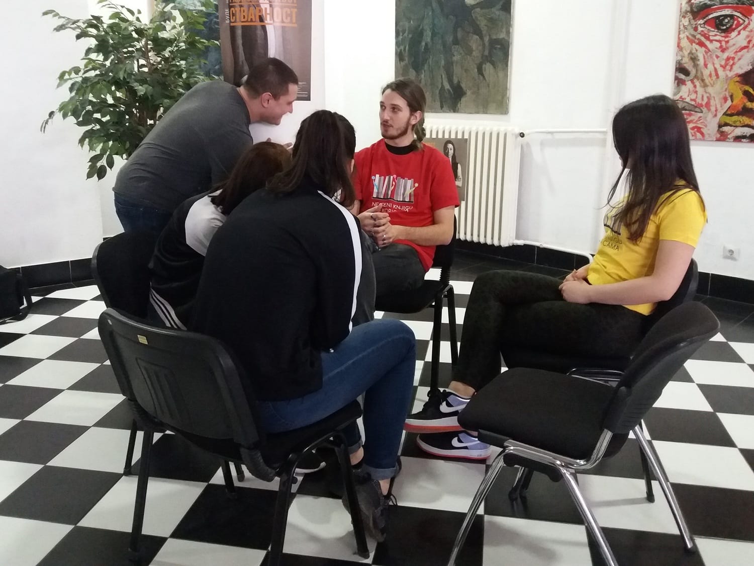 Ziva biblioteka LKC februar 2019 foto Bojana Antic