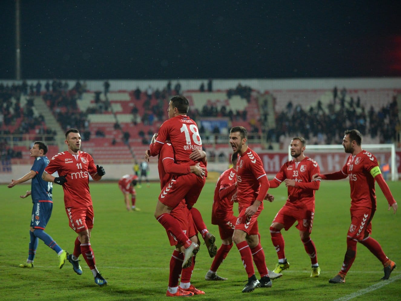 Radnicki Crvena zvezda slavlje foto Juzne vesti Vanja Keser