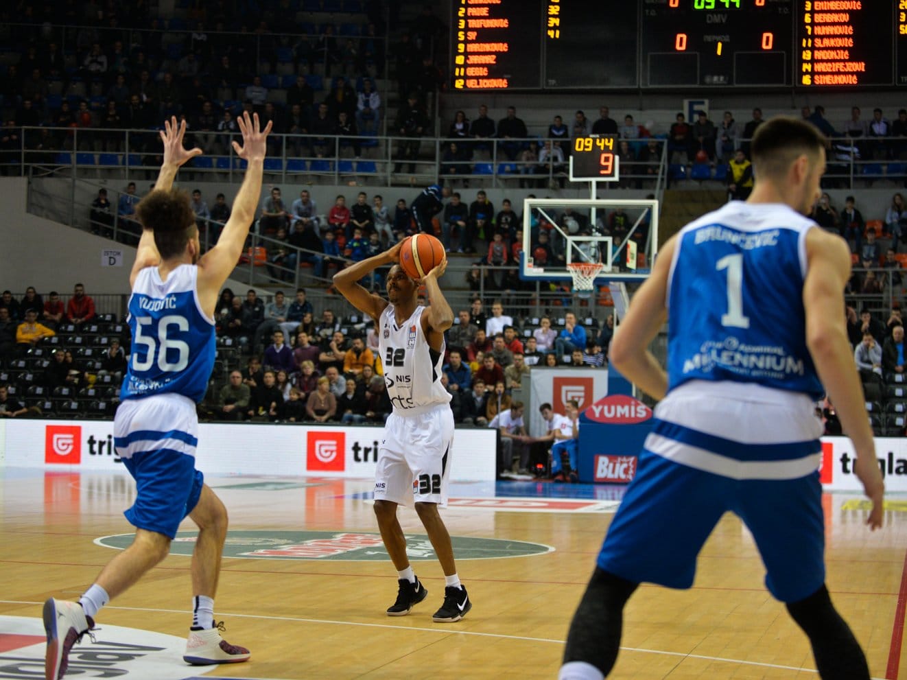 I Partizan prešao "stotku", crno-beli rutinski do polufinala Kupa 1 Partizan Novi Pazar Kup Radivoja Koraca 2019 foto Juzne vesti Vanja Keser