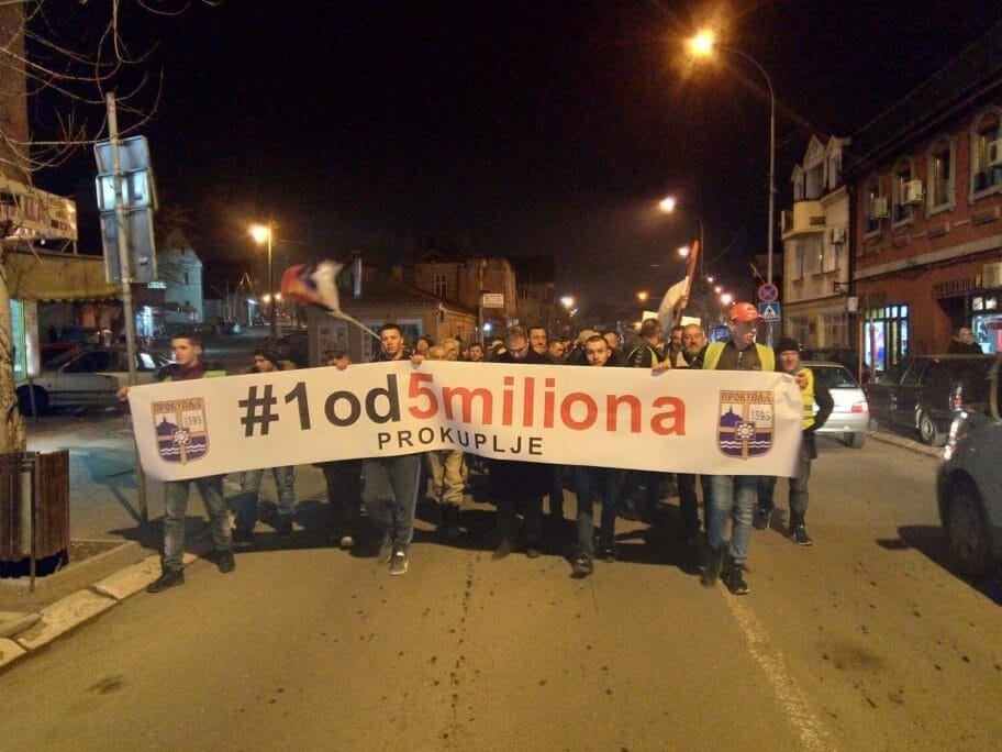 Završeni protesti u Prokuplju - stari zahtevi i nova trasa šetnje 13 IMG 20190216 190154 scaled