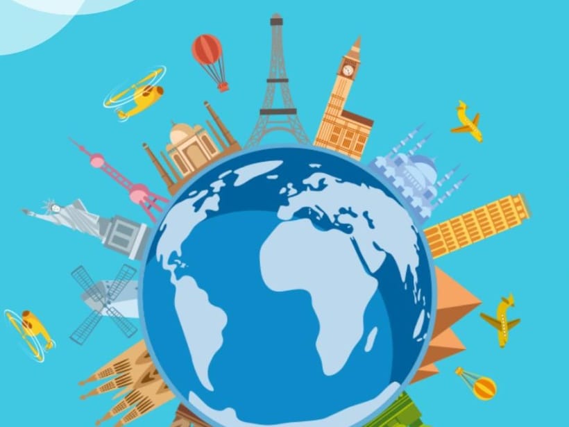 Global Village ilustracija Cropped