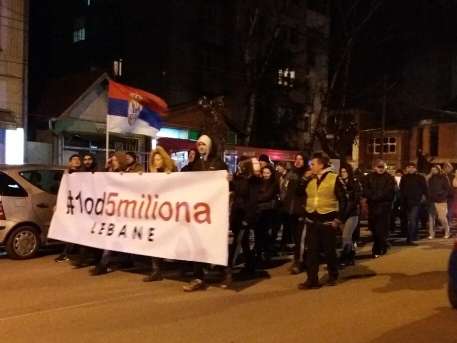 Protest Lebane 3 foto Bojana Antic