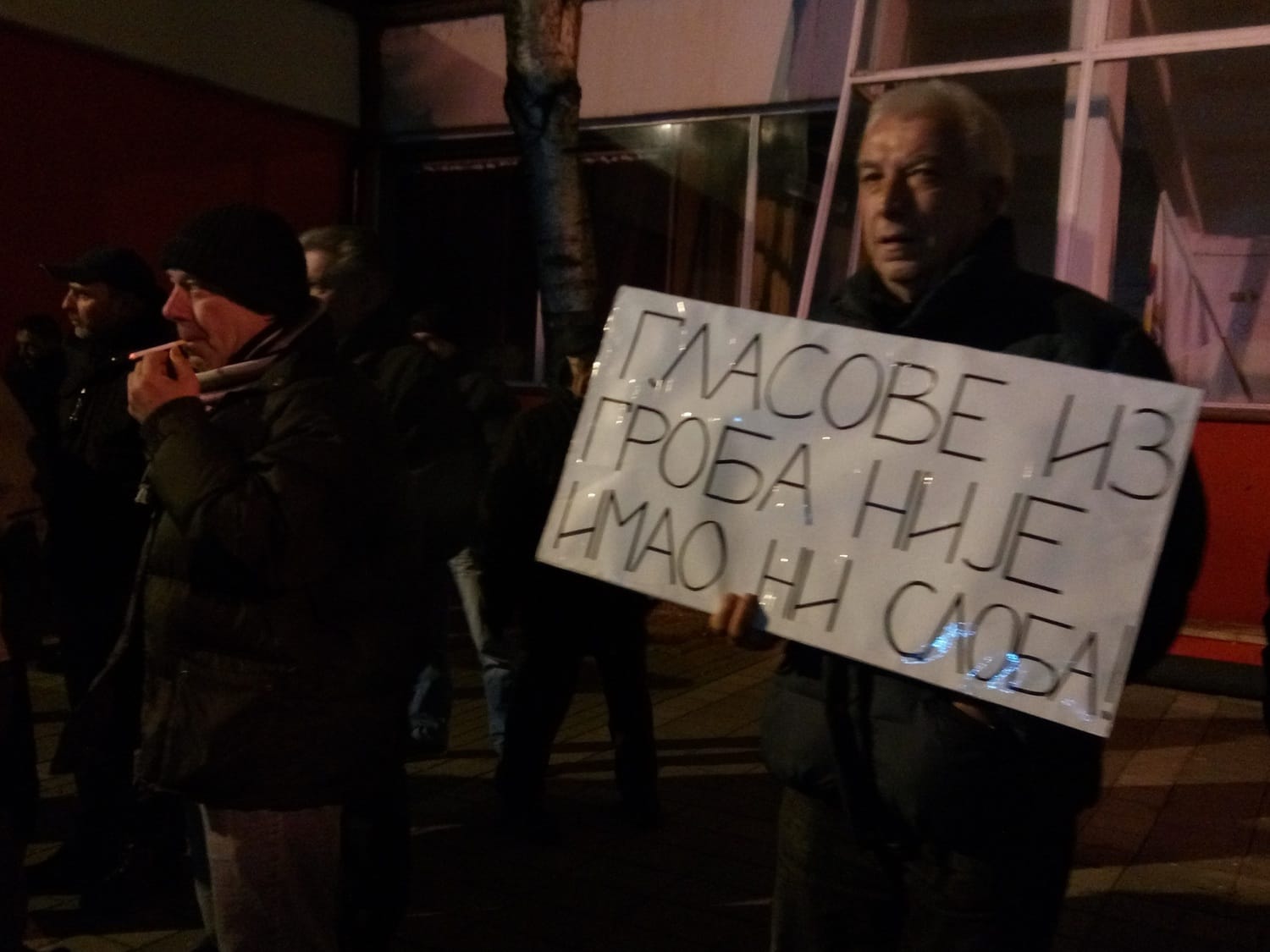 Protest Lebane foto Bojana Antic