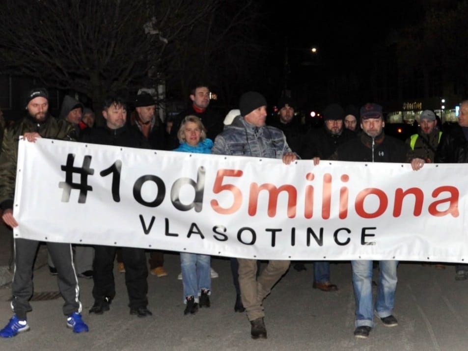 Protest Vlasotince foto Aleksandar Cvetkovic