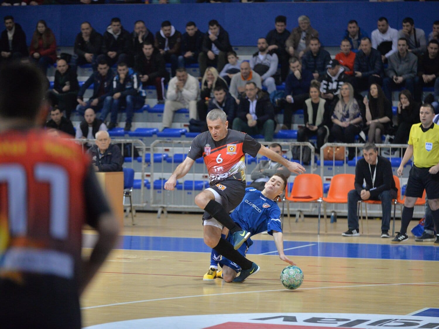 Prva futsal liga: Vranje bolje u derbiju juga, Jastrebac remizirao 1 Vinter sport Ekonomac futsal foto Juzne vesti Vanja Keser