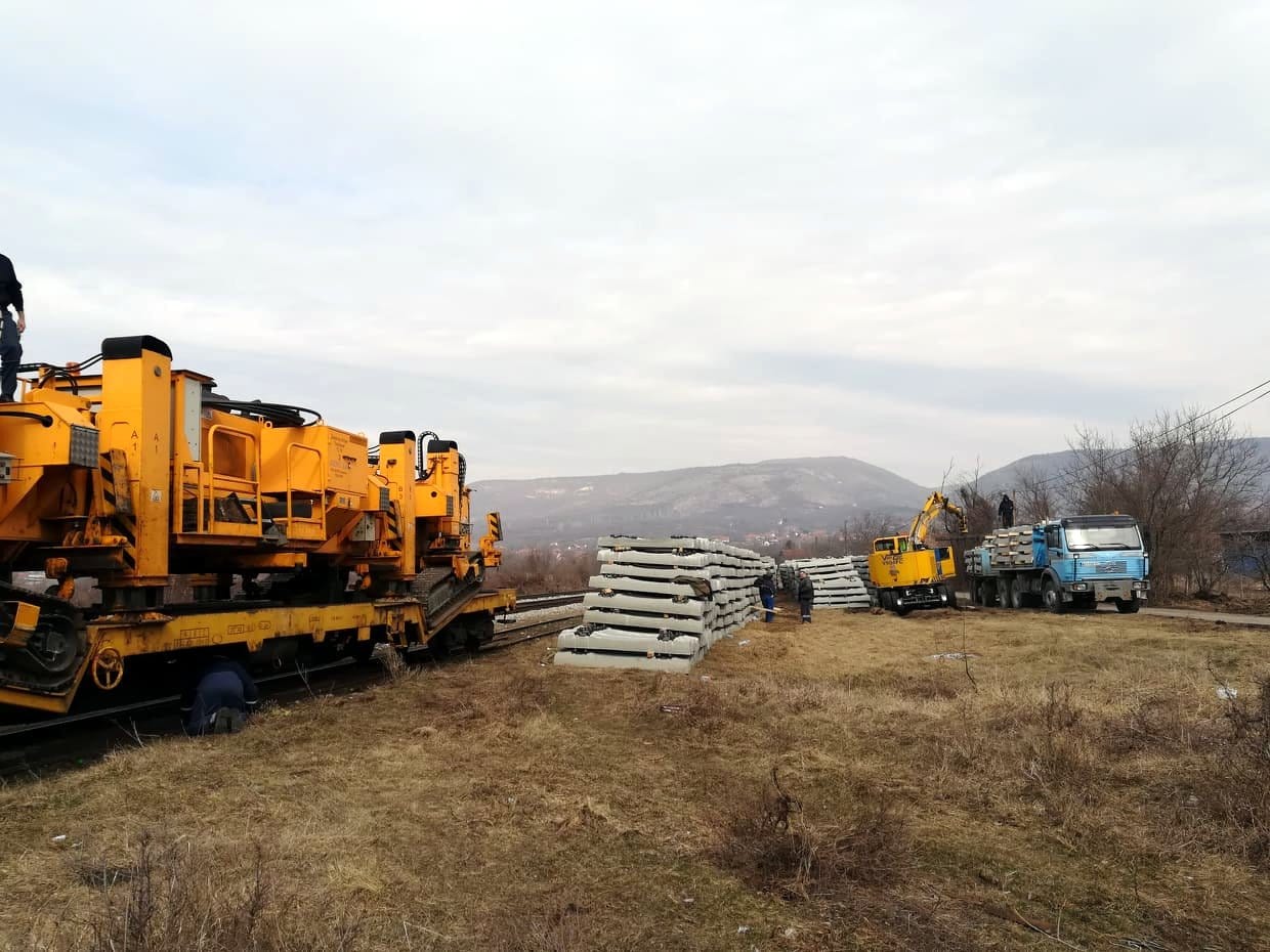 Rekonstrukcija pruge foto JV
