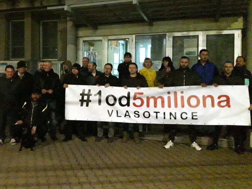 Peti protest Vlasotince foto Aleksandar Cvetkovic