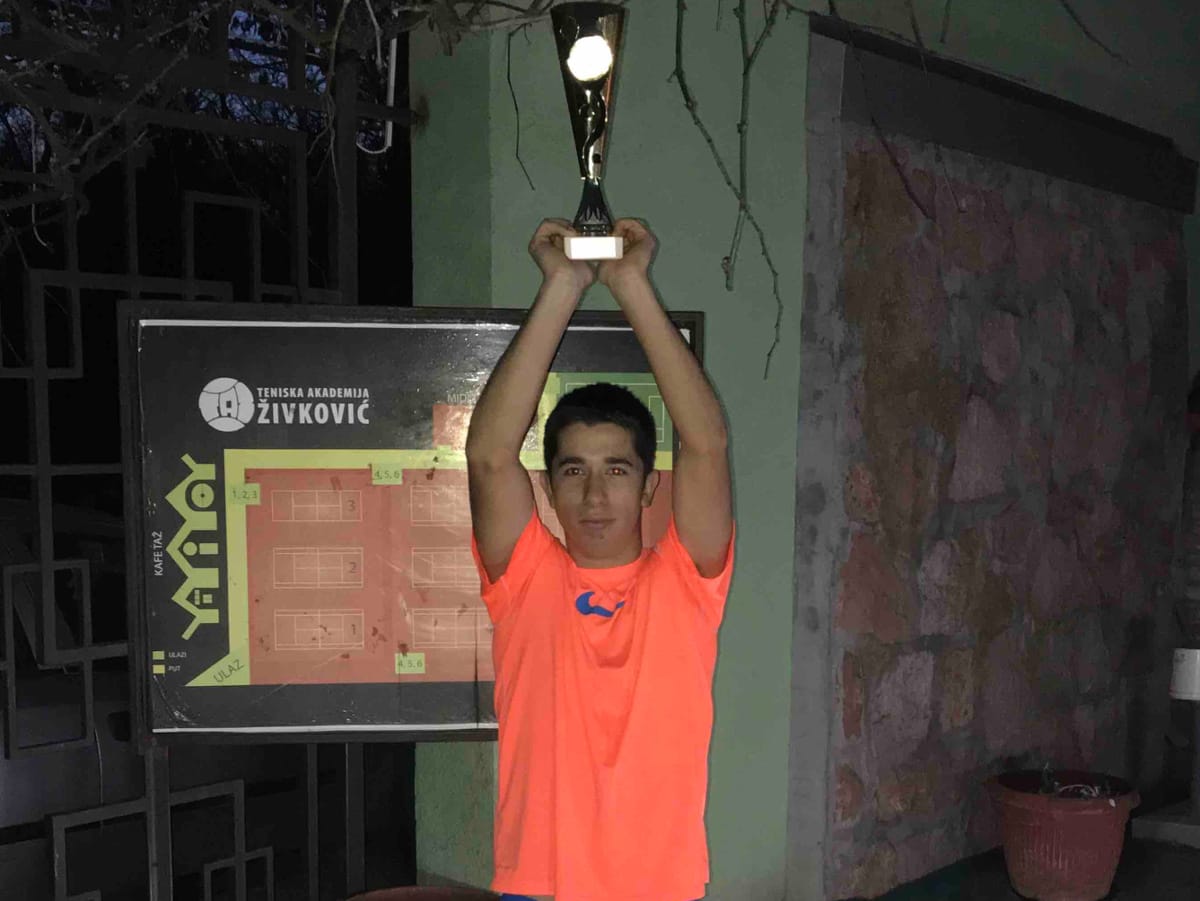 Mladi teniser iz Niša osvojio Kup Srbije 1 Luka Stefanovic KUP SRBIJE 2019