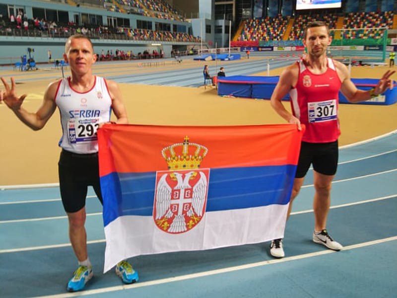 Vranjski atletičar prvak Balkana u kategoriji veterana 1 kristijan stosic atletika foto vranjski maratonci