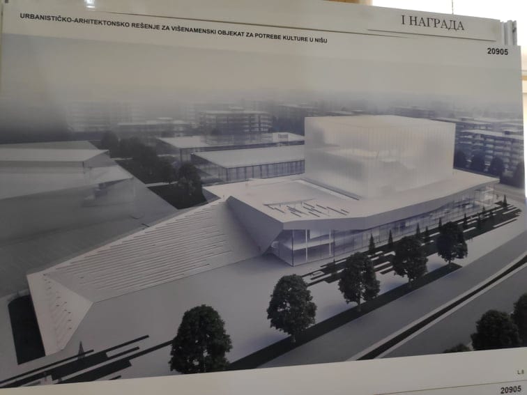 Muzicka dvorana veliki plato i kocka V Milic