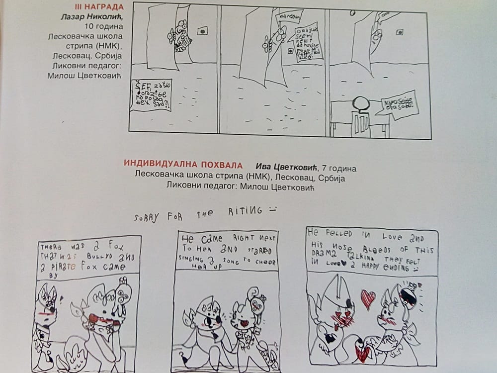 Nagradjeni stripovi foto Bojana Antic