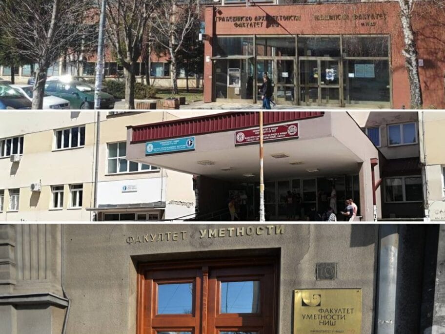 Ako Saveti ne smene dekane 3 niška fakulteta, smeniće ih ministar 14 GAF DIF i FU foto JV