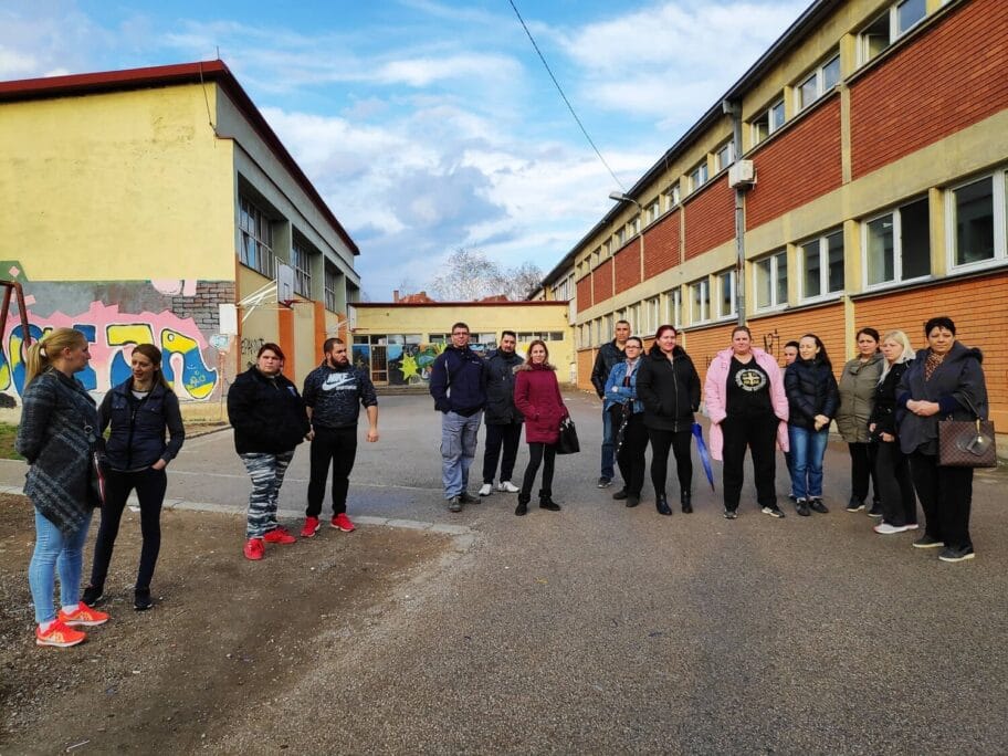 Protest OS Ivo Andric foto JV S M