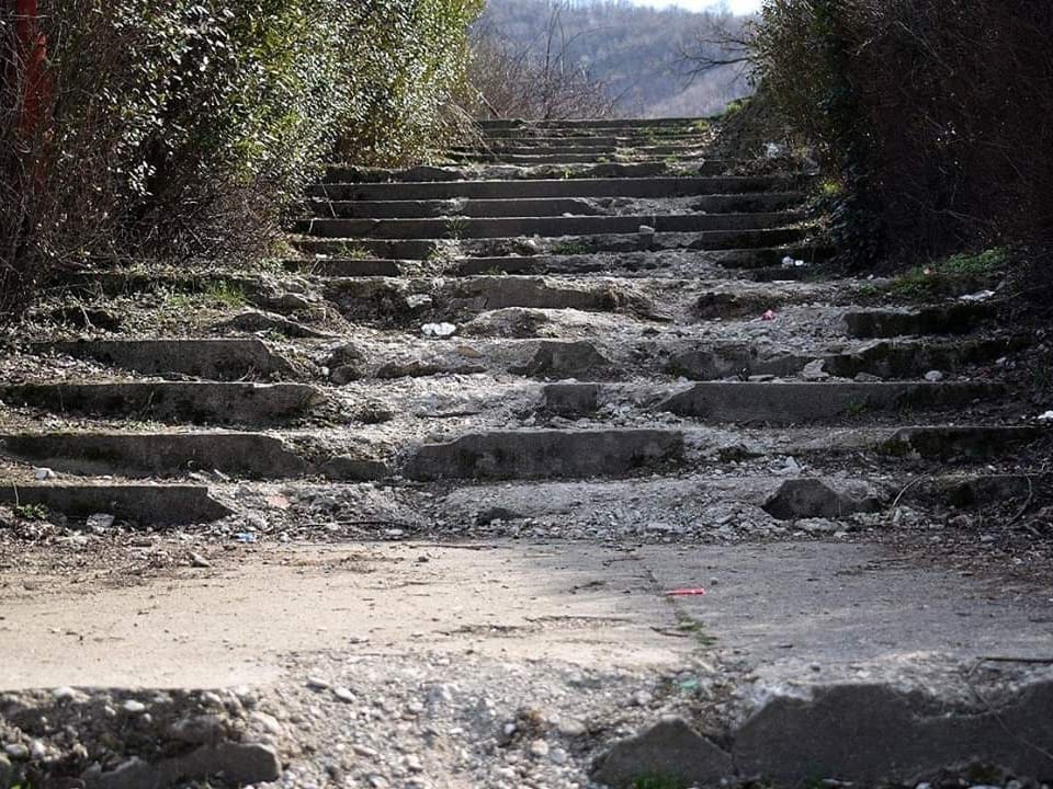 Stepenice Staro groblje Vlasotince foto citalac