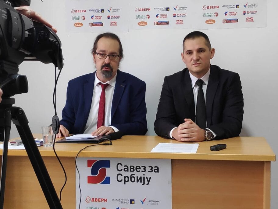 Predstavnik SzS iz Niša pozvao Bulatovića na TV duel 8 Stojadinovic i Stankovic SZS foto V Milic