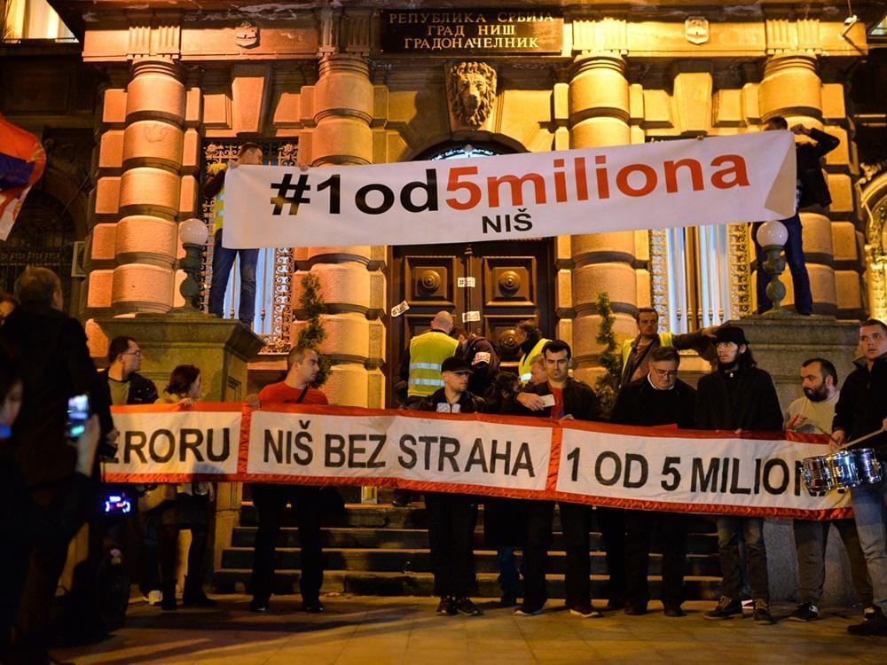 Protest Nis foto Vanja Keser