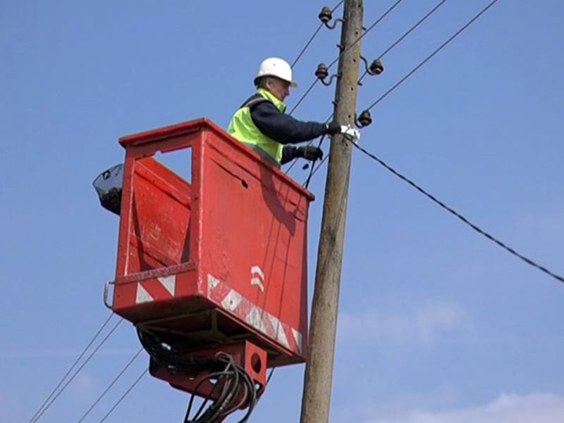Radovi rasveta foto Opstina Bojnik