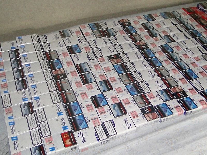 Zaplenjene cigarete na Graničnom prelazu Preševo 1 Zaplenjeno na Presevu 10 04 2019