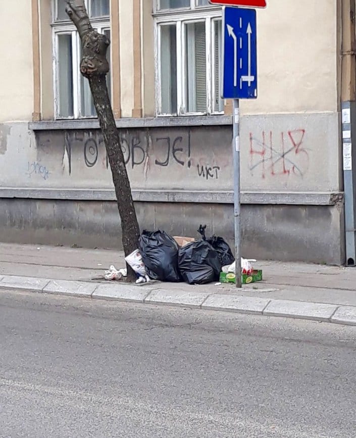 Djubre ulica foto JKP Mediana