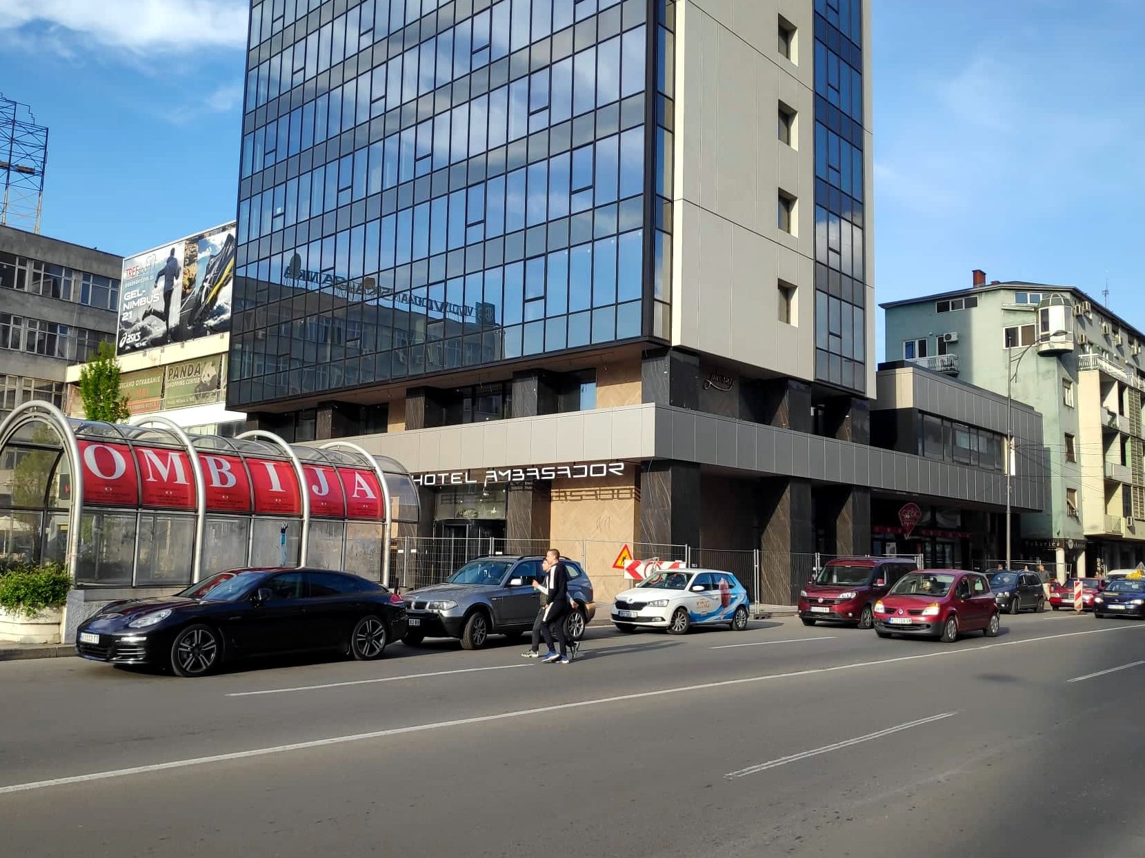 Blokada kod hotela Ambasador2 foto JV V Milic