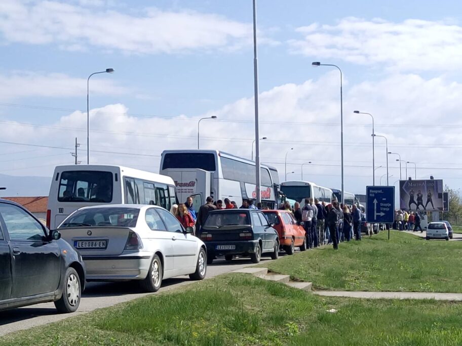 leskovac polazak miting 2
