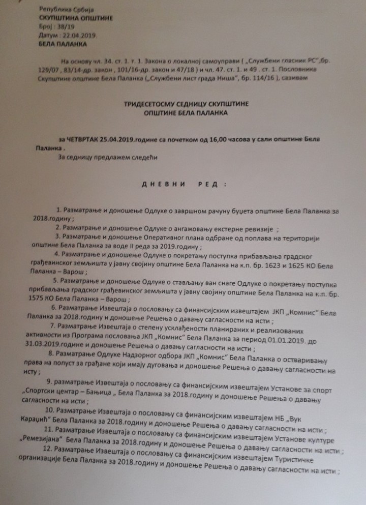 dnevni red foto printskrin