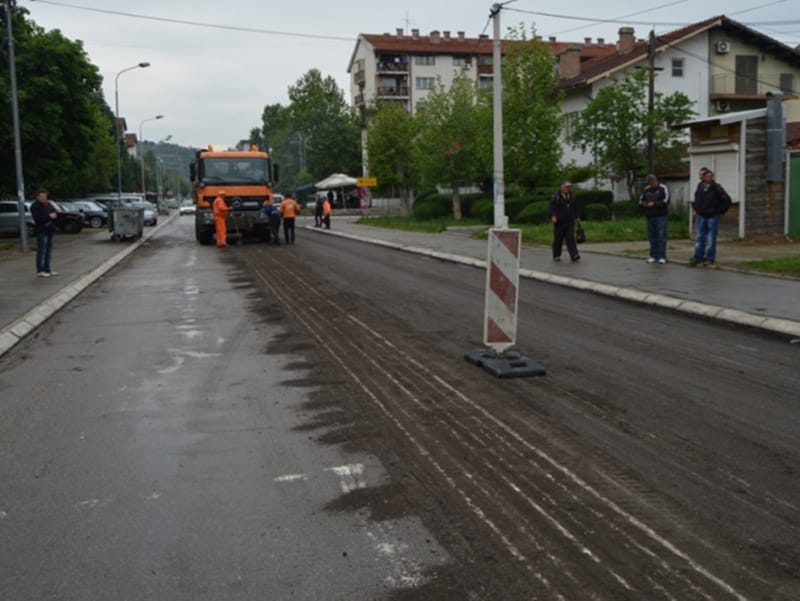 Radnicka ulica Leskovac foto Grad Leskovac