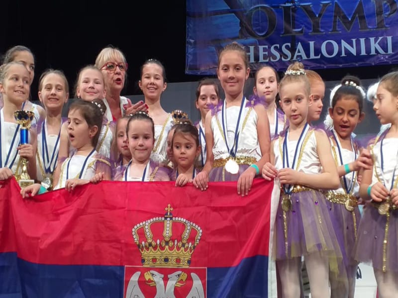 Balerine balet Solun foto Skolica klasnicnog baleta Marija