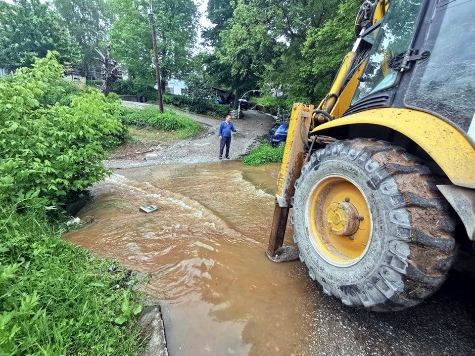 Izlivanje reka u NB foto Opstina Niska Banja