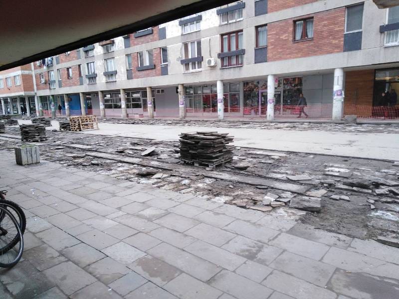 Uređuje se ulica u centru Pirota 1 rekonstrukcija foto Lj F