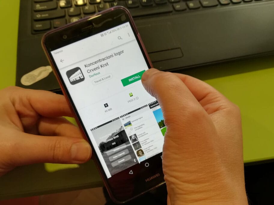 aplikacija logor foto jvja