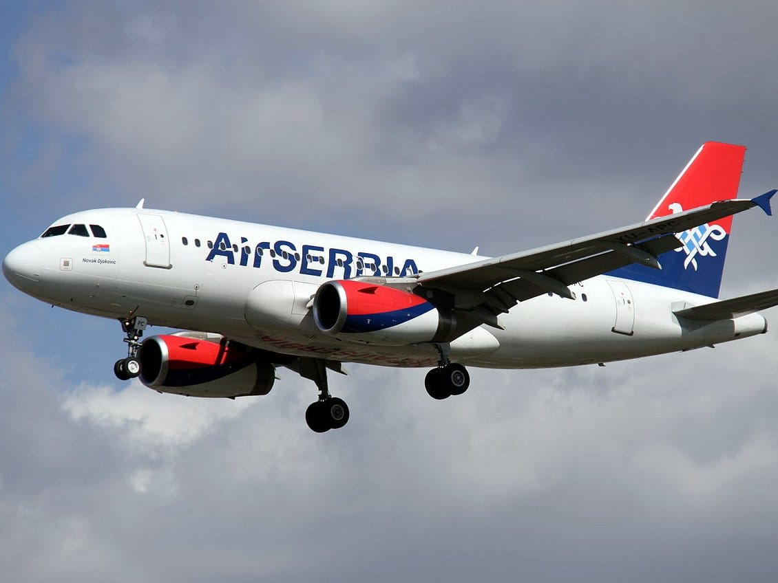 Otkazani današnji letovi "Air Serbia" 1 Air Serbia foto Flickr David YU APC Airbus A 319 Air Serbia
