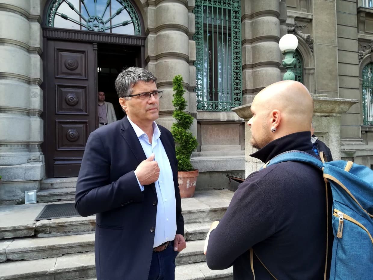 Gradonačelnik uputio niškog odbornika da se za slobodu medija bori u Skupštini 1 Bulatovic i Nonic foto JV