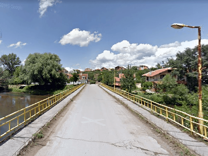 vrezinski most printskrin google maps