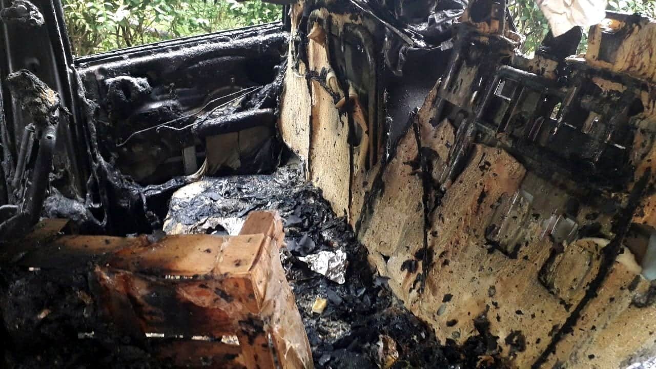 Izgoreo auto Ostojic foto D O