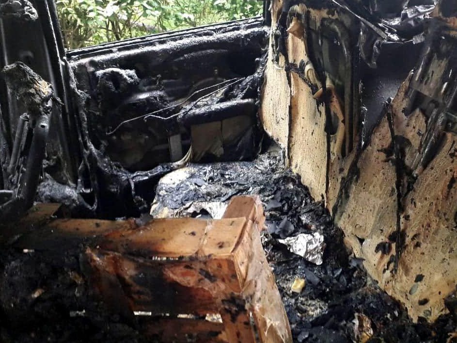 Izgoreo auto Ostojic foto D O