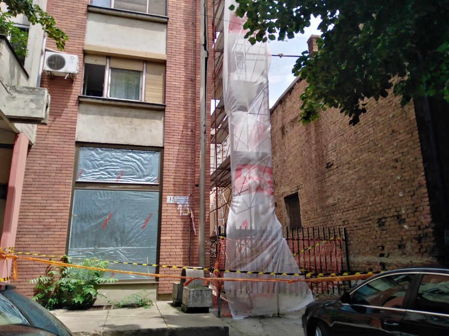 Popravka fasade u Nade Tomic Foto Vanja Keser