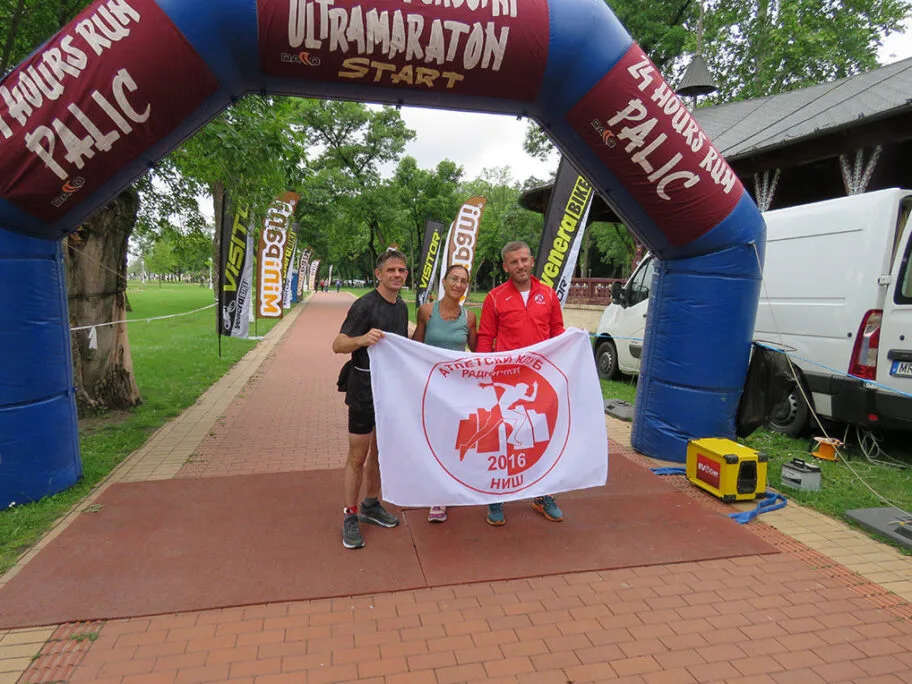 Valentina Nejkovic Sasa Gacik i Vladimir Zivkovic Palic AK Radnicki Nis foto Sasa Nikolic