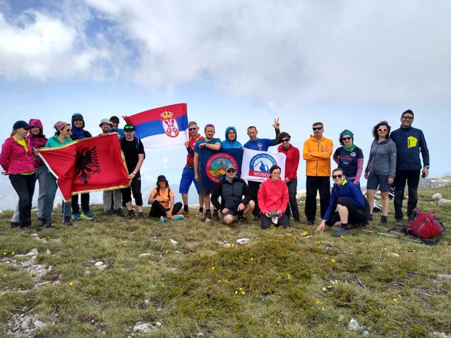 Planinari Mosora u Albaniji foto PAK Mosor