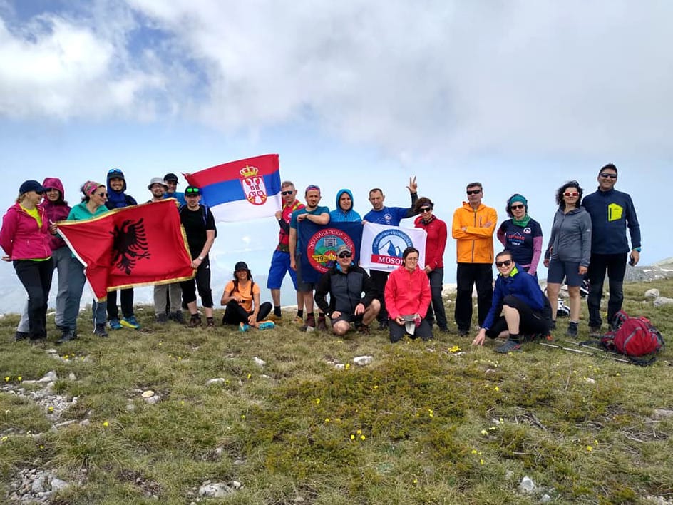 Niški planinari se nadaju da su akcijom u Albaniji razbili predrasude 1 Planinari Mosora u Albaniji foto PAK Mosor