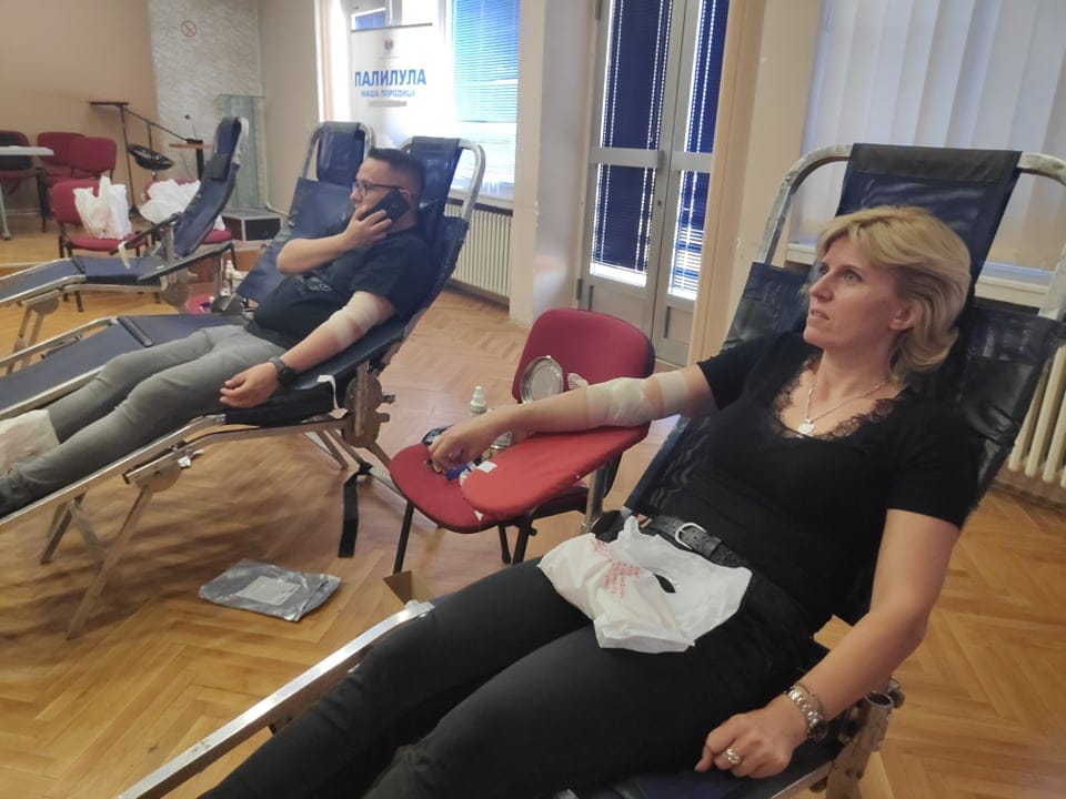 Akcija dobrovoljnog davanja krvi u četvrtak u Leskovcu 1 Dobrovoljni davaoci krvi foto V M R