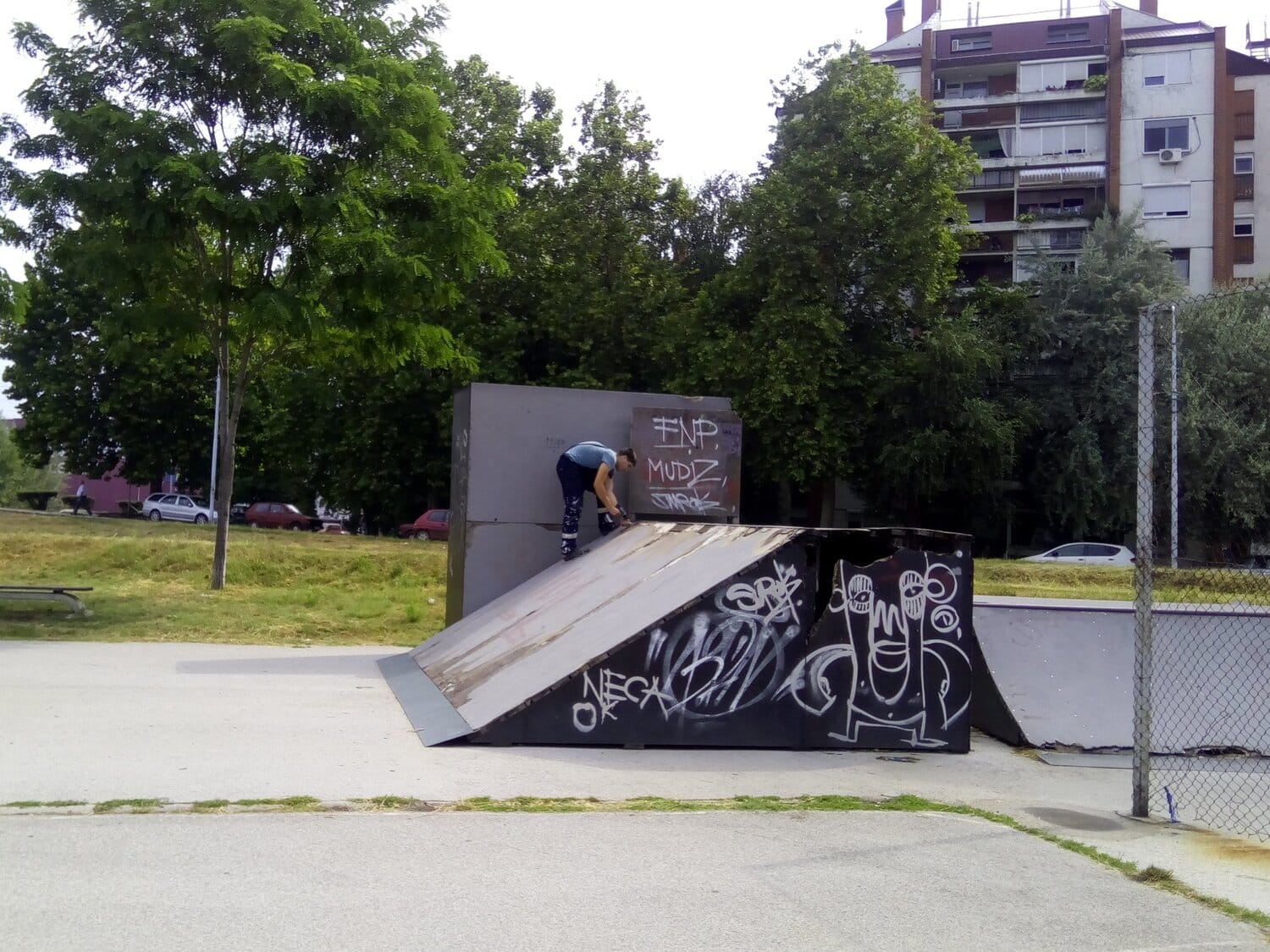 Uklanjanje skejt parka GO Medijana