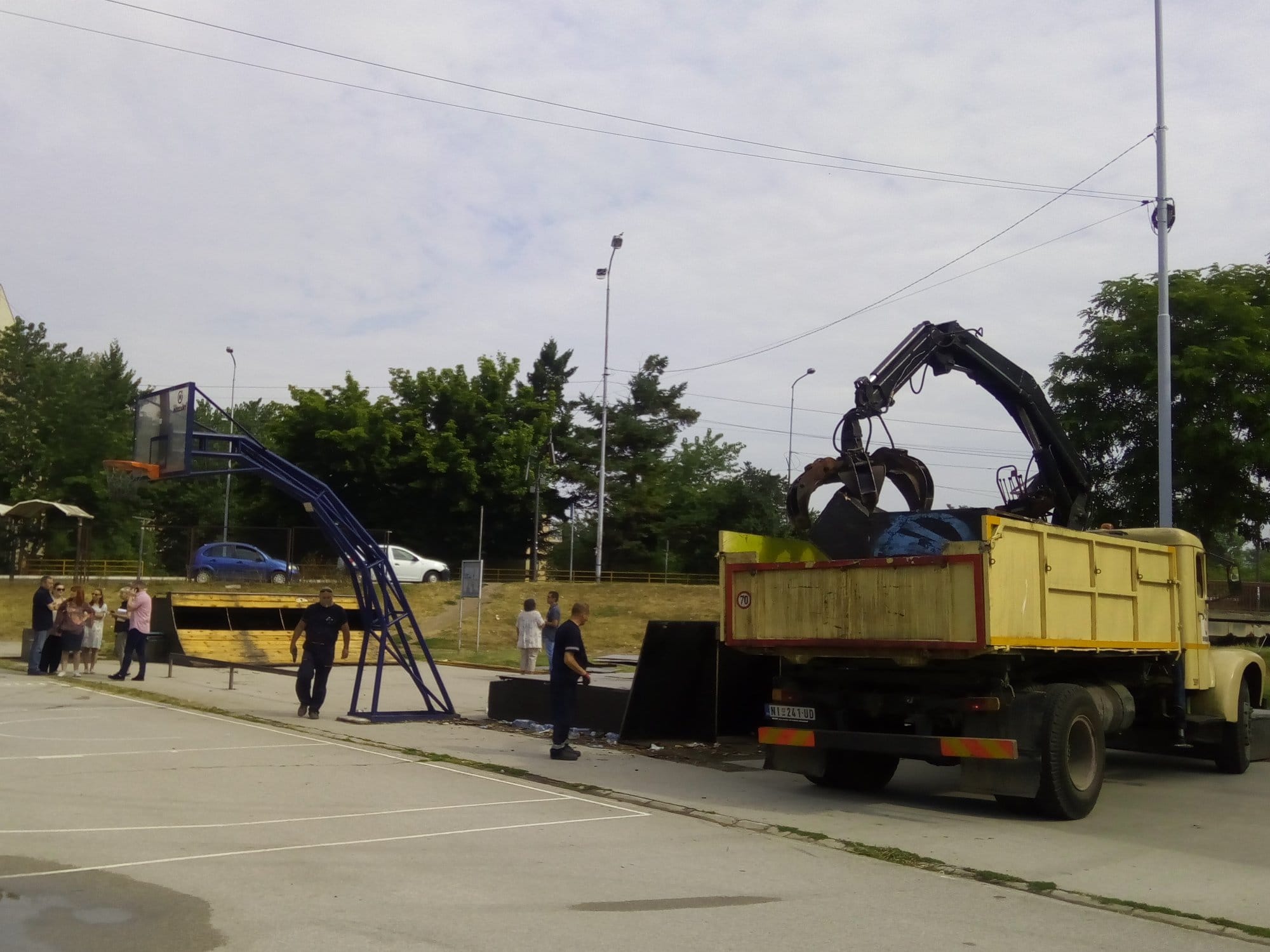 Skejt park uklanjanje GO Medijana