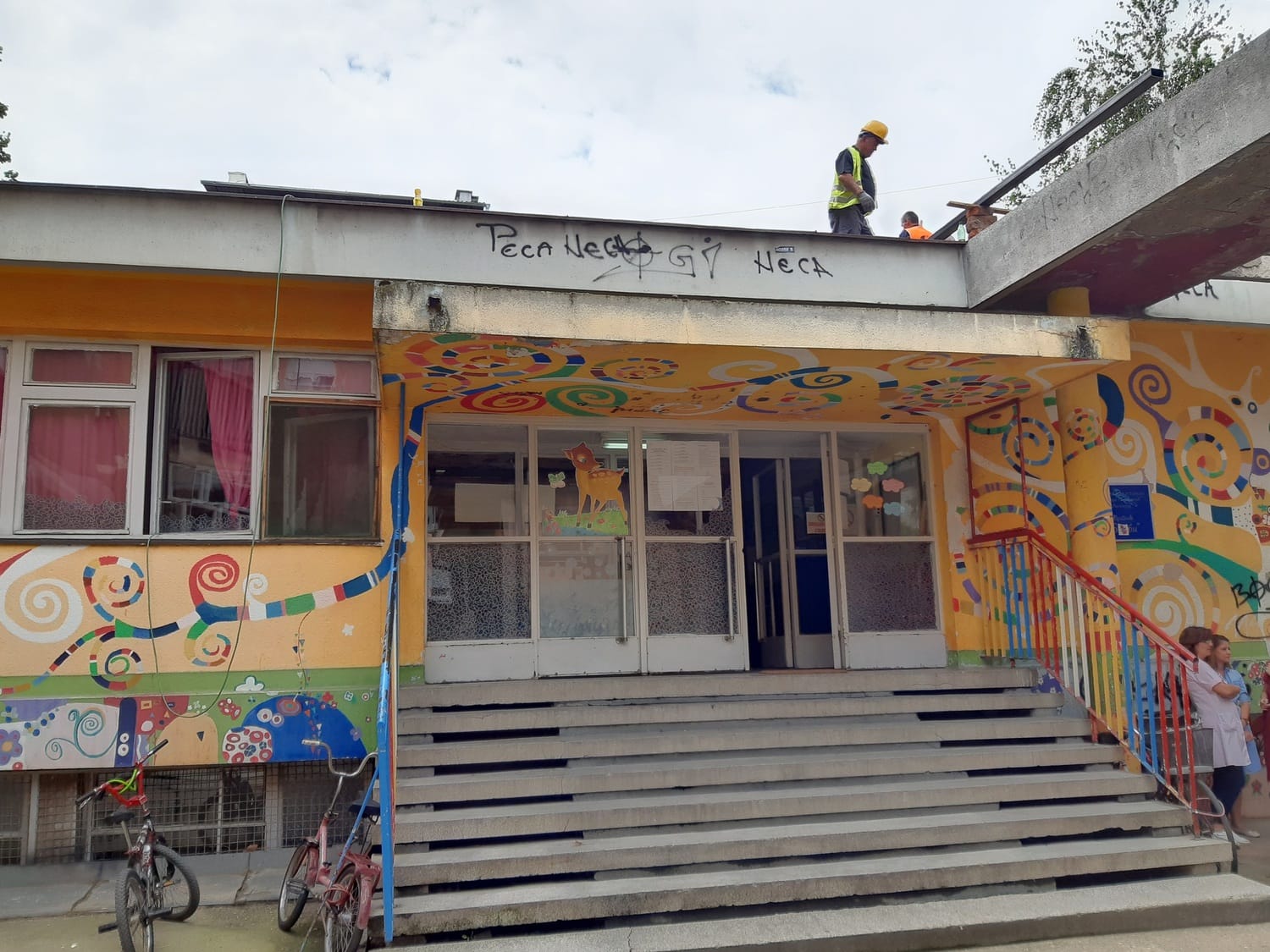 Počela rekonstrukcija vrtića "Bambi" u Leskovcu 1 Vrtic Bambi Leskovac jul 2019 foto Bojana Antic